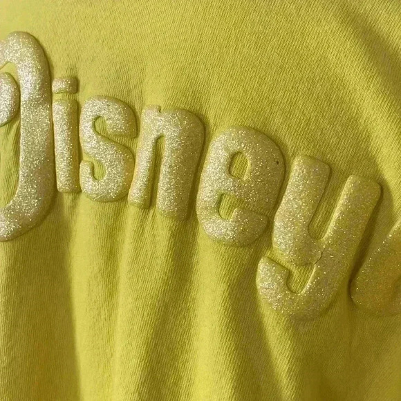Disney Parks Dapper Day Sunshine Yellow Spirit Jersey Size Medium RARE Read - Picture 4 of 13